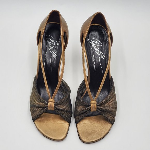 Donald J. Pliner Metallic Bronze Heels - Picture 7 of 15